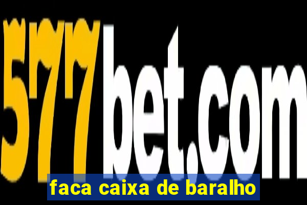 faca caixa de baralho